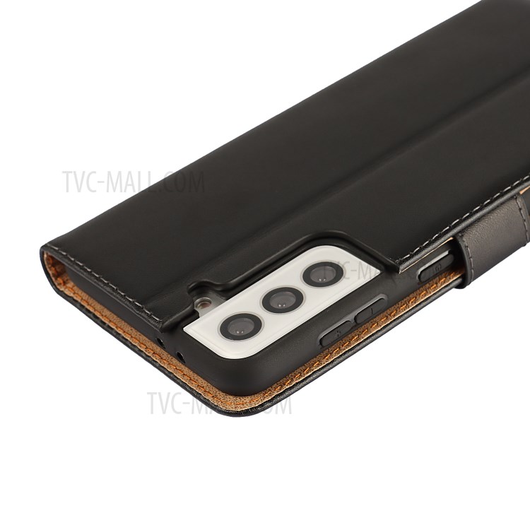 Genuine Leather Wallet Stand Case for Samsung Galaxy S21 5G-9