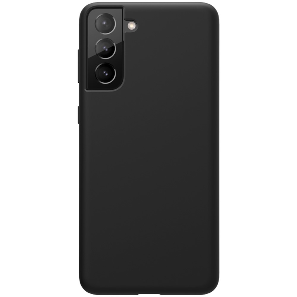 NILLKIN Flex Pure Series Liquid Silicone Case for Samsung Galaxy S21+ 5G - Black-1