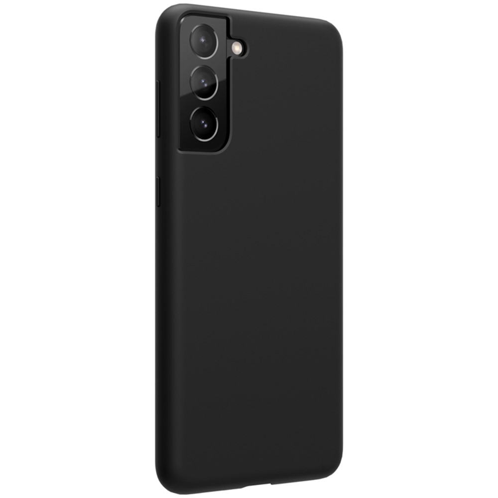NILLKIN Flex Pure Series Liquid Silicone Case for Samsung Galaxy S21+ 5G - Black-4
