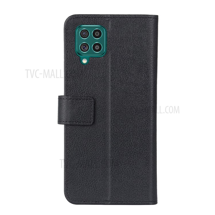 Wallet Stand Design PU Leather Phone Cover Shell Case for Samsung Galaxy F62 / M62 - Black-2