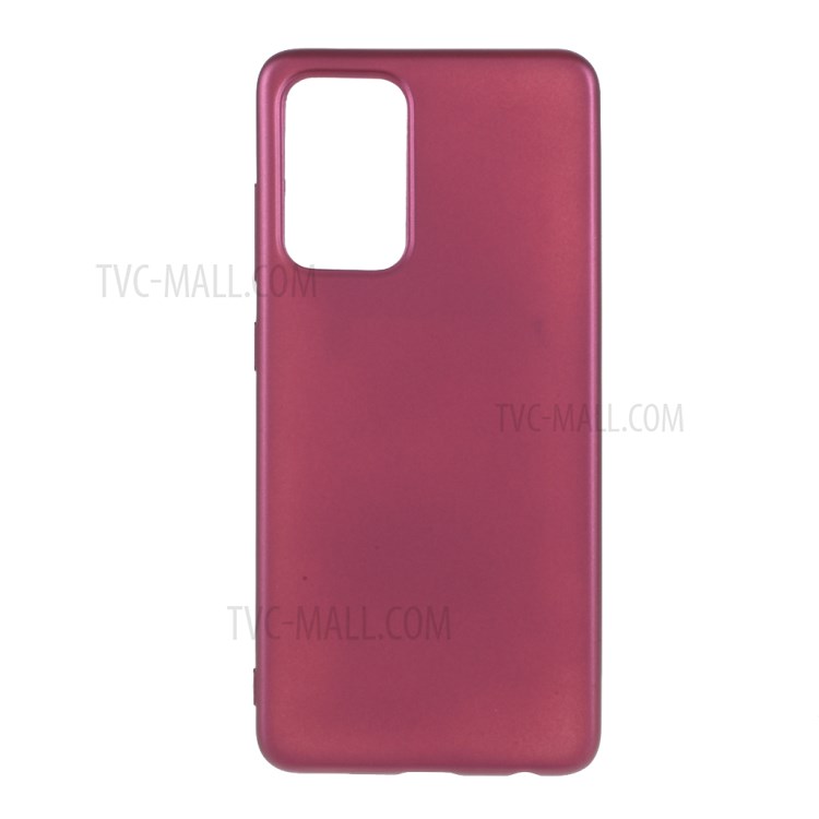 Quality Frosted TPU Phone Cover for Samsung Galaxy A52 5G / 4G - Wine Red-1