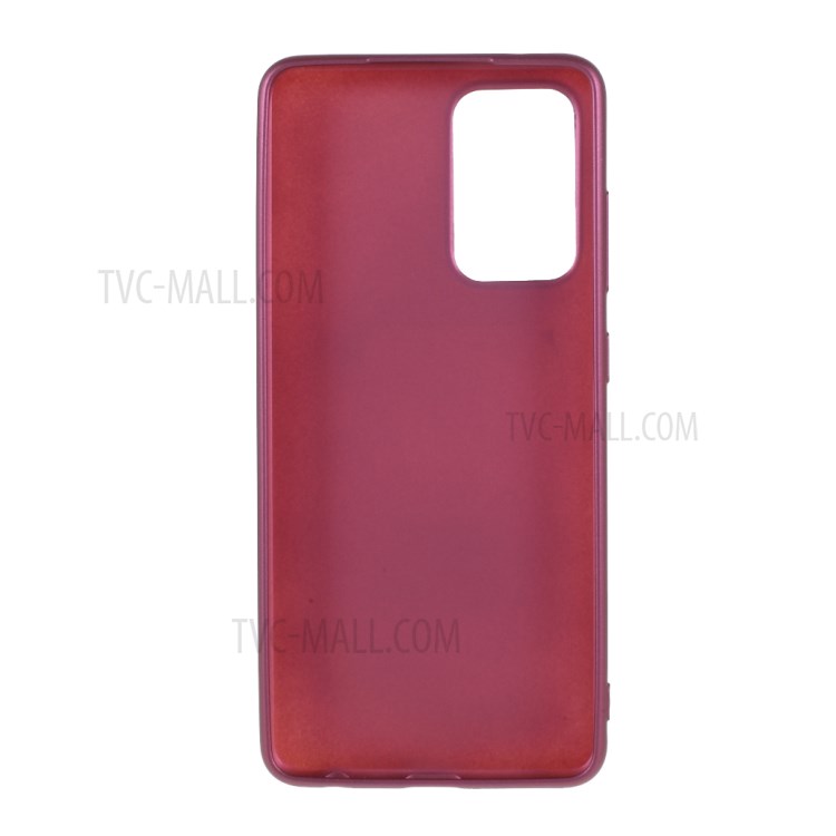 Quality Frosted TPU Phone Cover for Samsung Galaxy A52 5G / 4G - Wine Red-4
