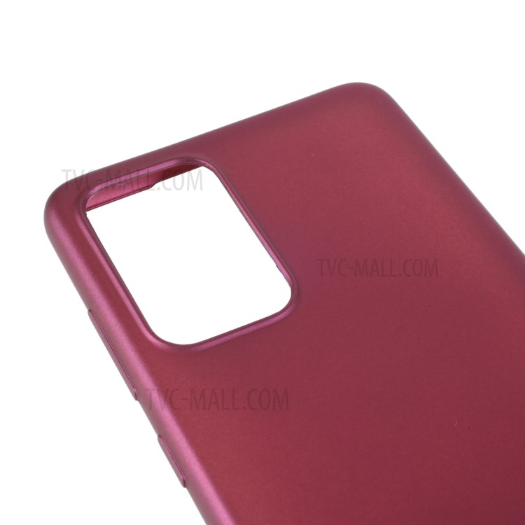 Quality Frosted TPU Phone Cover for Samsung Galaxy A52 5G / 4G - Wine Red-8