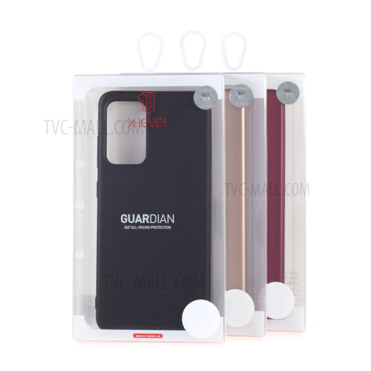 Quality Frosted TPU Phone Cover for Samsung Galaxy A52 5G / 4G - Wine Red-9