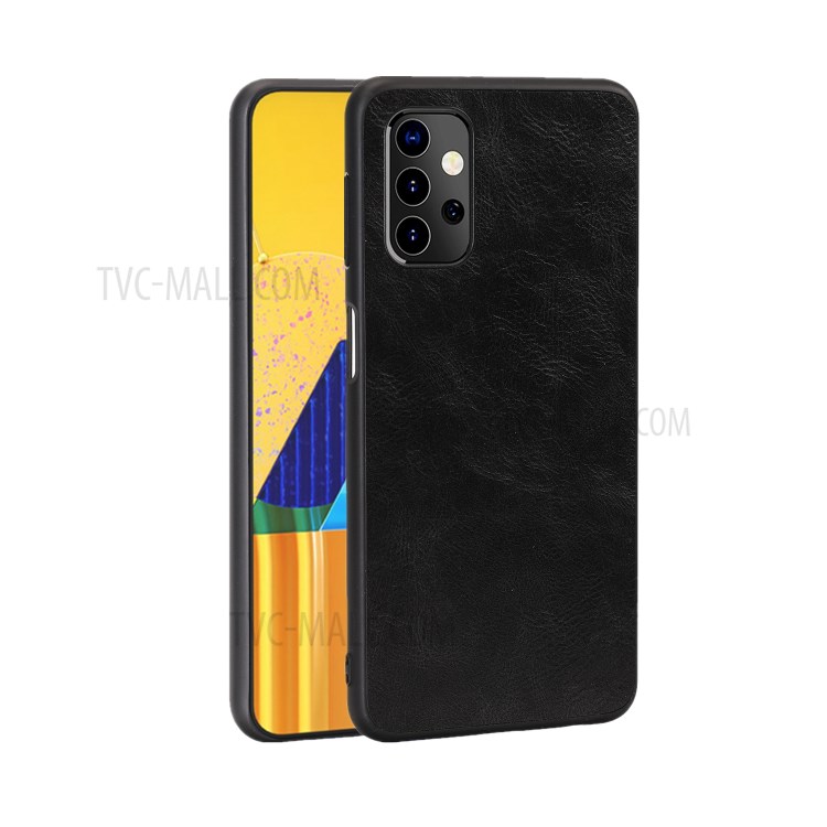 Crazy Horse Texture PU Leather Coated TPU Shock-Proof Case for Samsung Galaxy A32 5G Shell - Black-1