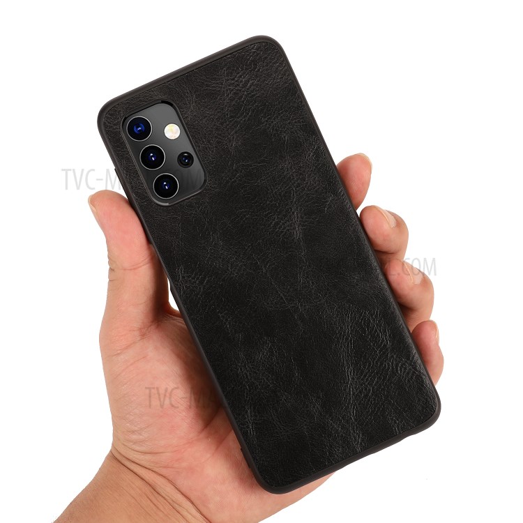 Crazy Horse Texture PU Leather Coated TPU Shock-Proof Case for Samsung Galaxy A32 5G Shell - Black-8