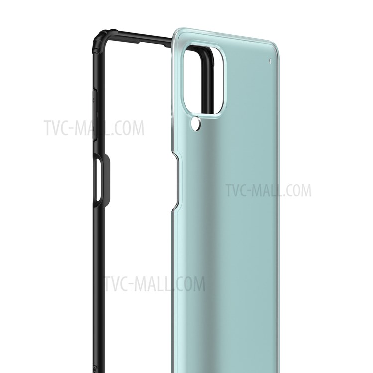 Armor Series for Samsung Galaxy M62/F62 Frosted Surface TPU + PC Anti-fingerprint Hybrid Shell - Black-11