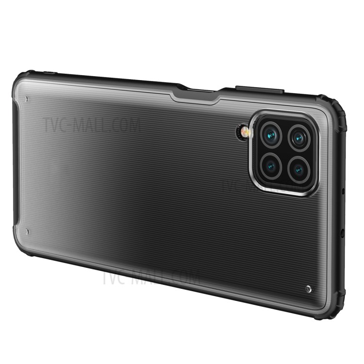 Armor Series for Samsung Galaxy M62/F62 Frosted Surface TPU + PC Anti-fingerprint Hybrid Shell - Black-5