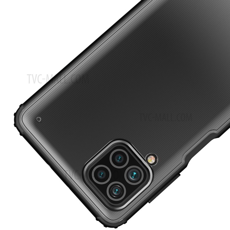 Armor Series for Samsung Galaxy M62/F62 Frosted Surface TPU + PC Anti-fingerprint Hybrid Shell - Black-8