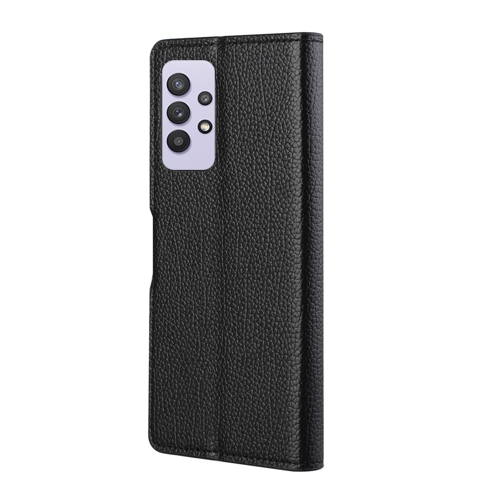 Litchi Skin Wallet Leather Shell for Samsung Galaxy A32 4G Protector Flip Cover-2