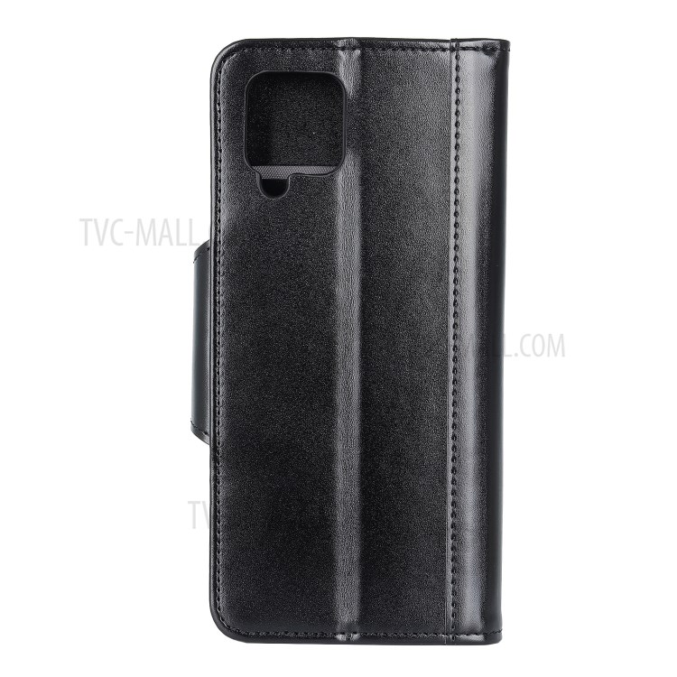 Wallet Stand Design PU Leather Protection Case Shell for Samsung Galaxy F62/M62 - Black-3