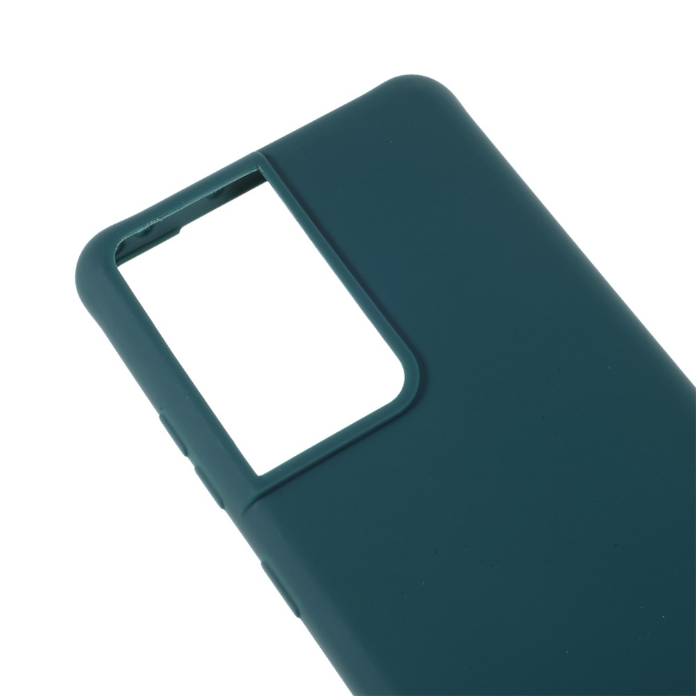Soft TPU Case with Hanging Rope for Samsung Galaxy S21 Ultra 5G - Green-4