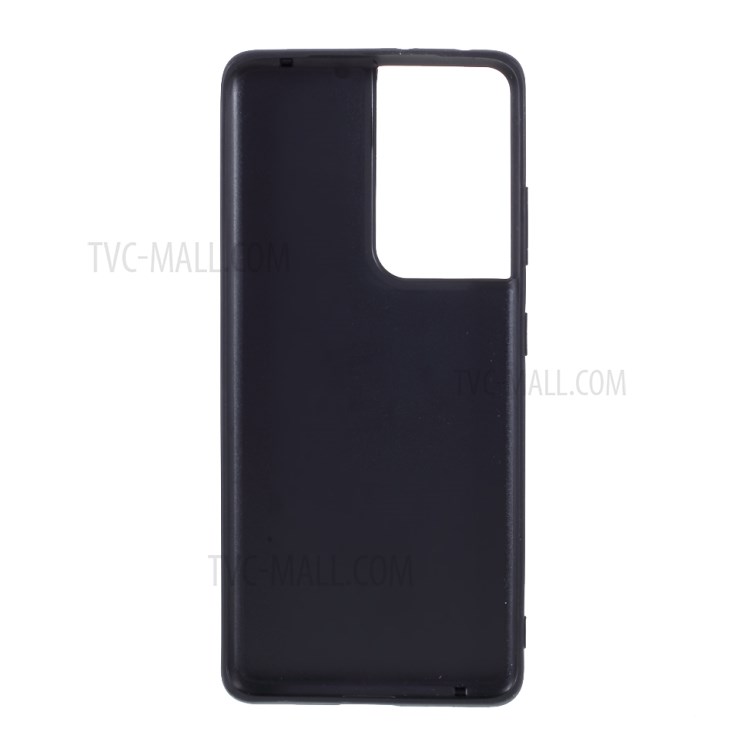 SULADA Dazzling Glittery Surface PC + TPU Phone Protector Case Cover for Samsung Galaxy S21 Ultra 5G - Black-4