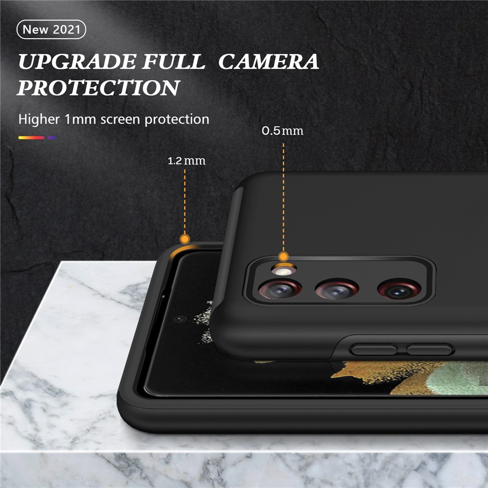 Ring Shape Kickstand Design Shock Absorption Hybrid Phone Case Cover for Samsung Galaxy S20 FE/S20 Fan Edition/S20 FE 5G/S20 Fan Edition 5G - Black-5