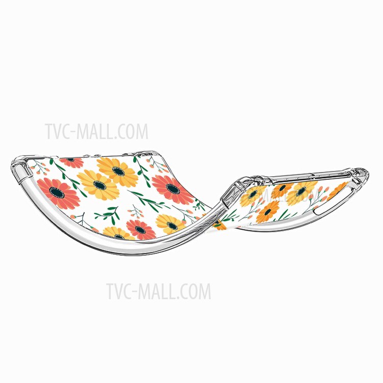 Pattern Printing Flexible TPU Tablet Case Cover with Four Corner Airbag Protection for Samsung Galaxy Tab A7 10.4 (2020) T505/T500 - Daisy-5