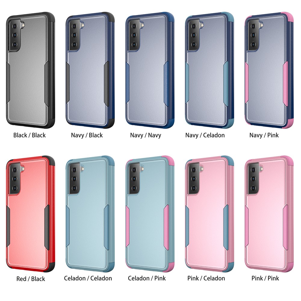 TPU + PC Hybrid Phone Case for Samsung Galaxy S21 5G - Black-10
