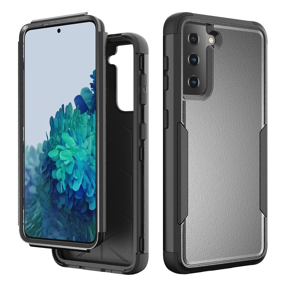 TPU + PC Hybrid Phone Case for Samsung Galaxy S21+ 5G - Black-1