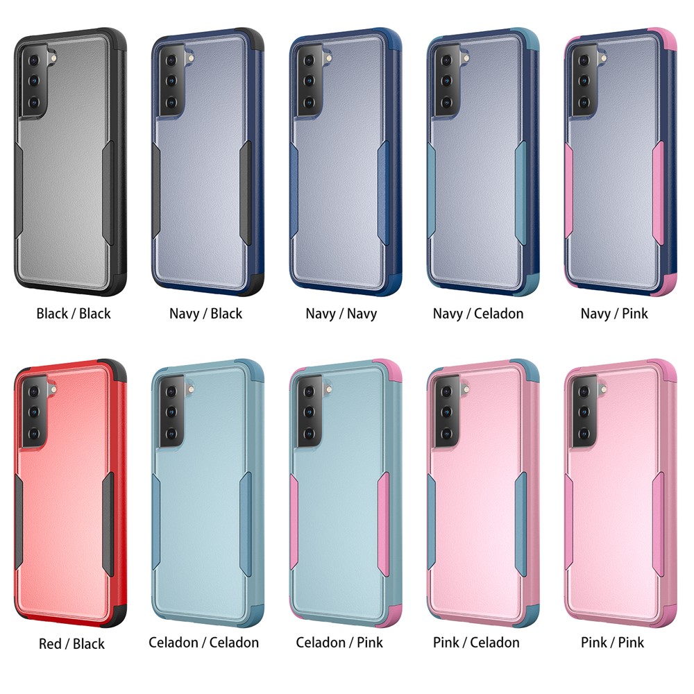 TPU + PC Hybrid Phone Case for Samsung Galaxy S21+ 5G - Black-10