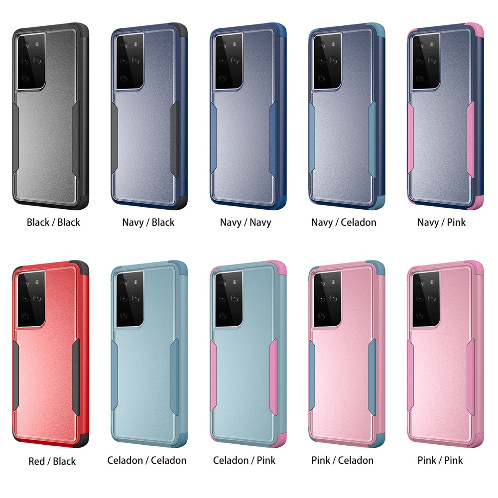 TPU + PC Hybrid Phone Case for Samsung Galaxy S21 Ultra 5G - Black-10