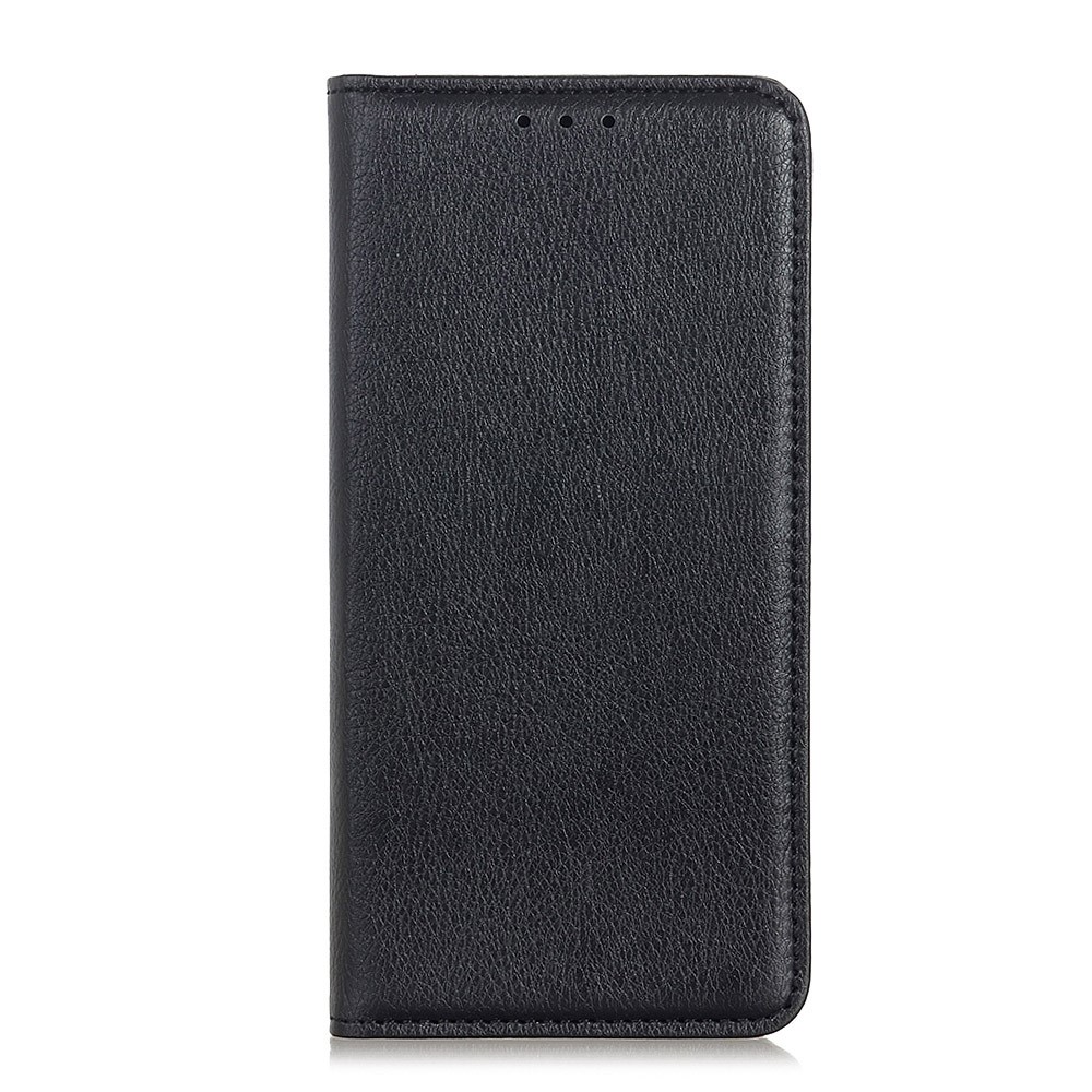 Auto-absorbed Litchi Texture Split Leather Wallet Stand Case Cover for Samsung Galaxy Xcover 5 - Black-8