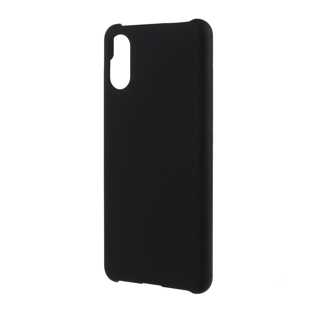 Rubberized Hard PC Cell Phone Case for Samsung Galaxy M02/A02 (EU Version) - Black-2