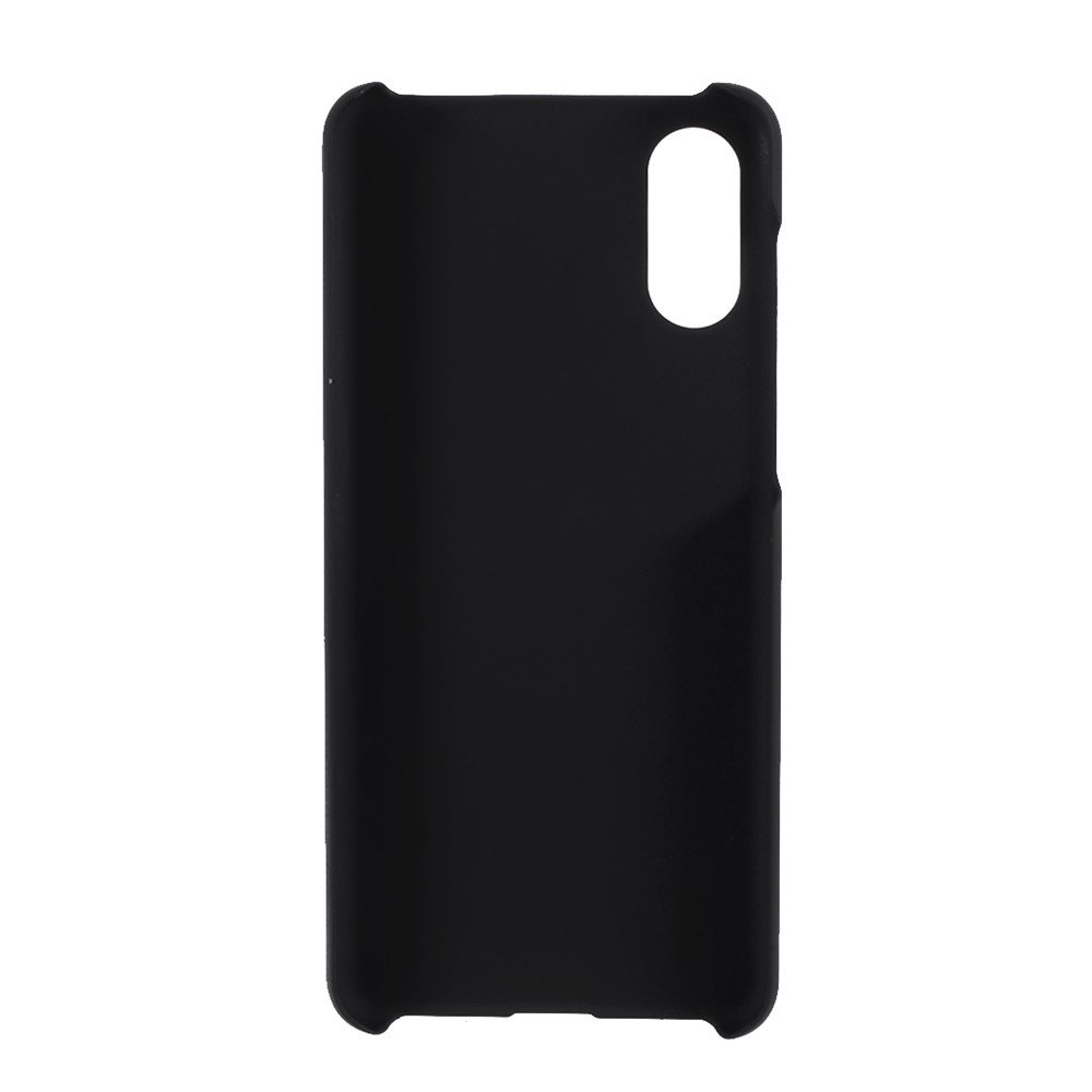 Rubberized Hard PC Cell Phone Case for Samsung Galaxy M02/A02 (EU Version) - Black-4
