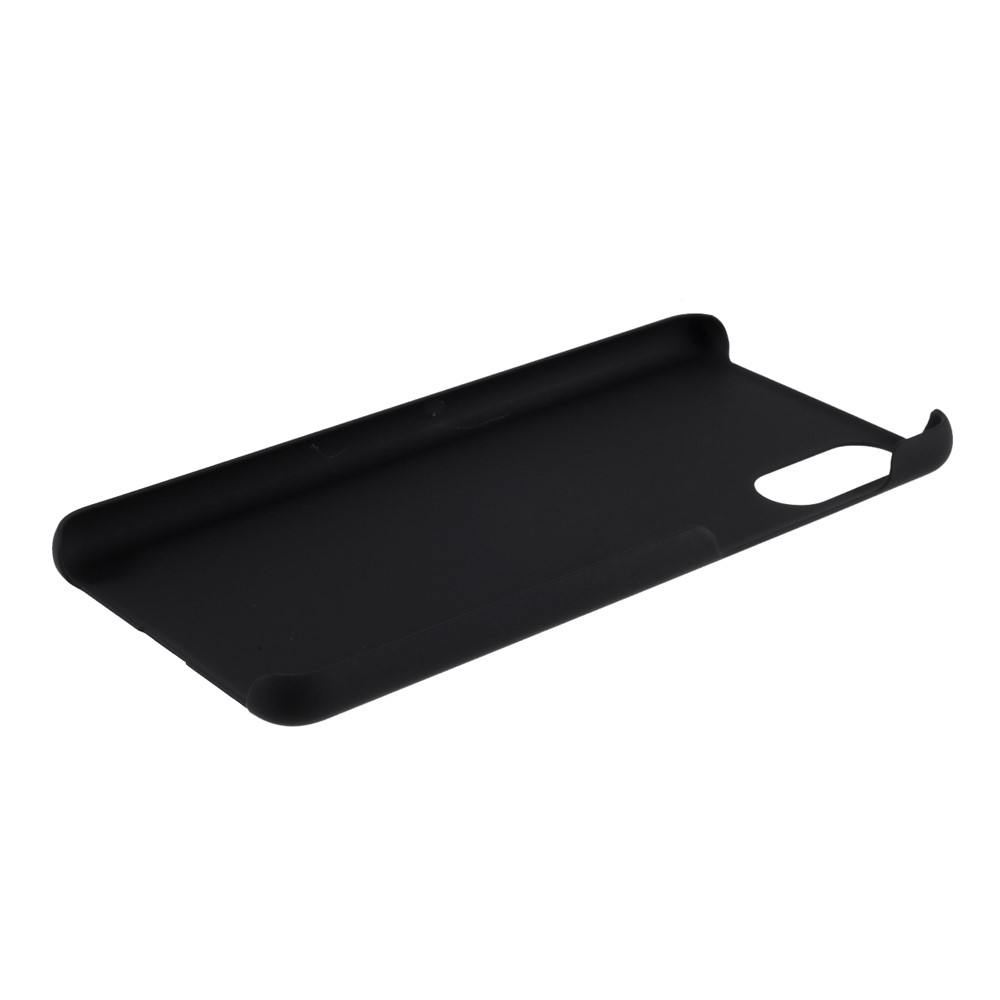 Rubberized Hard PC Cell Phone Case for Samsung Galaxy M02/A02 (EU Version) - Black-6