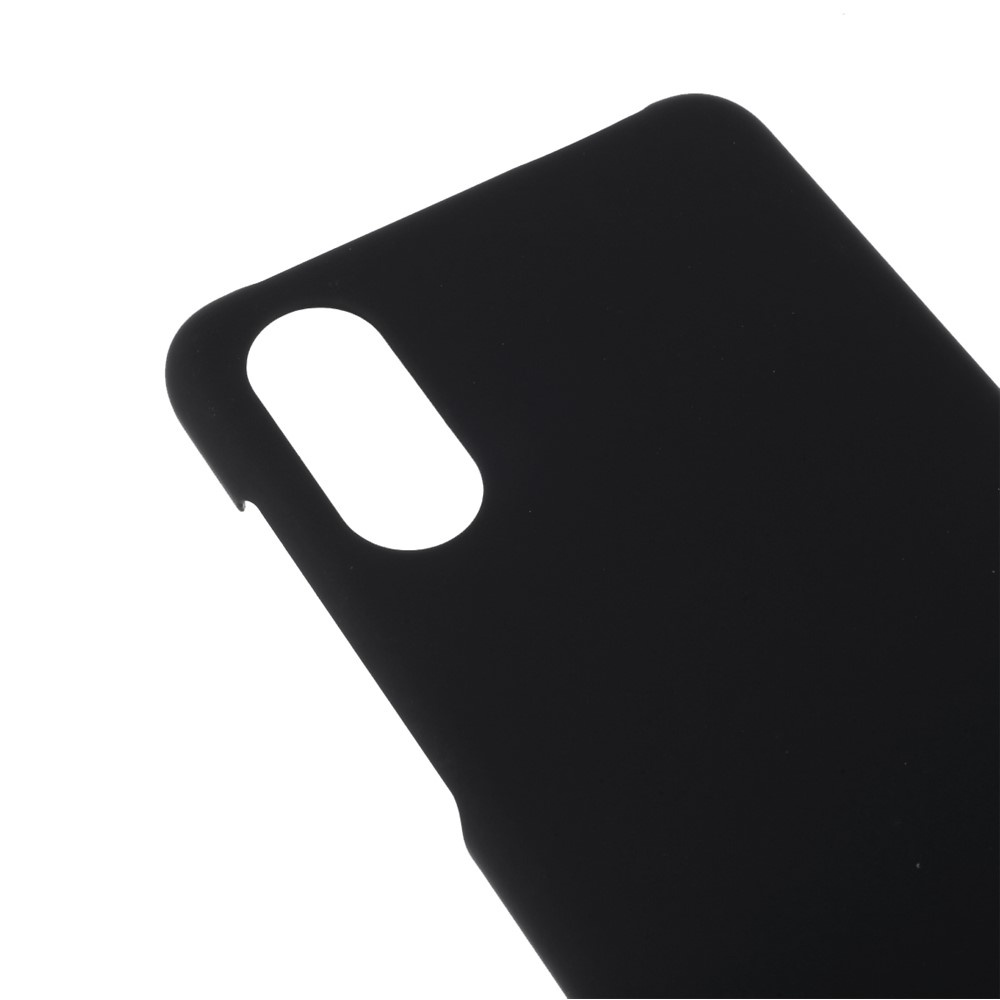 Rubberized Hard PC Cell Phone Case for Samsung Galaxy M02/A02 (EU Version) - Black-7
