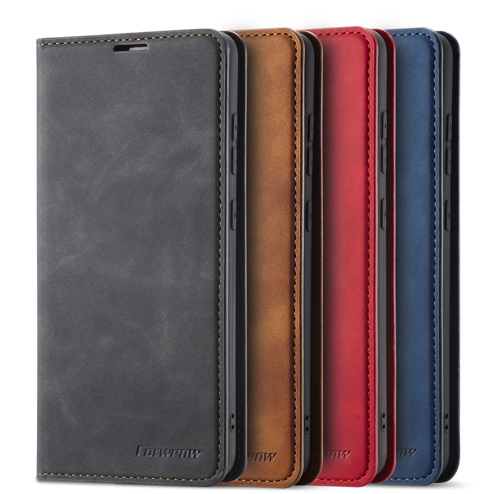 FORWENW Fantasy Series Skin Feeling Leather Case for Samsung Galaxy A52 5G / 4G - Brown-11