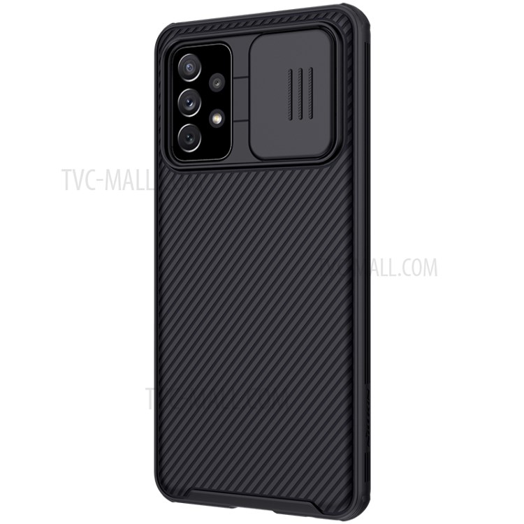 Nillkin Camshield Pro Shell PC + TPU Hybrid -hülle Für Samsung Galaxy A72 4G/5G Telefonabdeckung - Schwarz