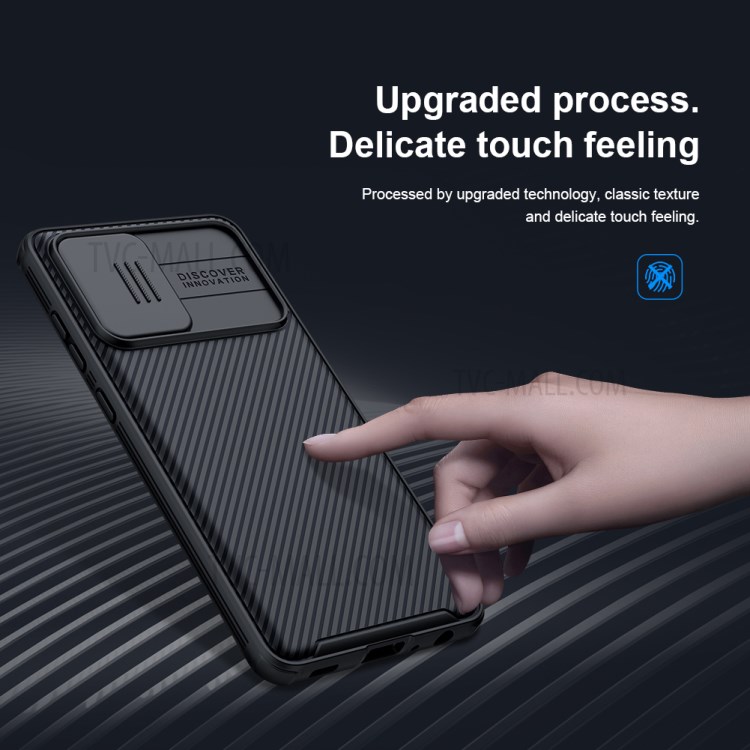 Nillkin Camshield Pro Shell PC + TPU Hybrid Case Para Samsung Galaxy A72 4G/5G Cubierta Telefónica - Negro