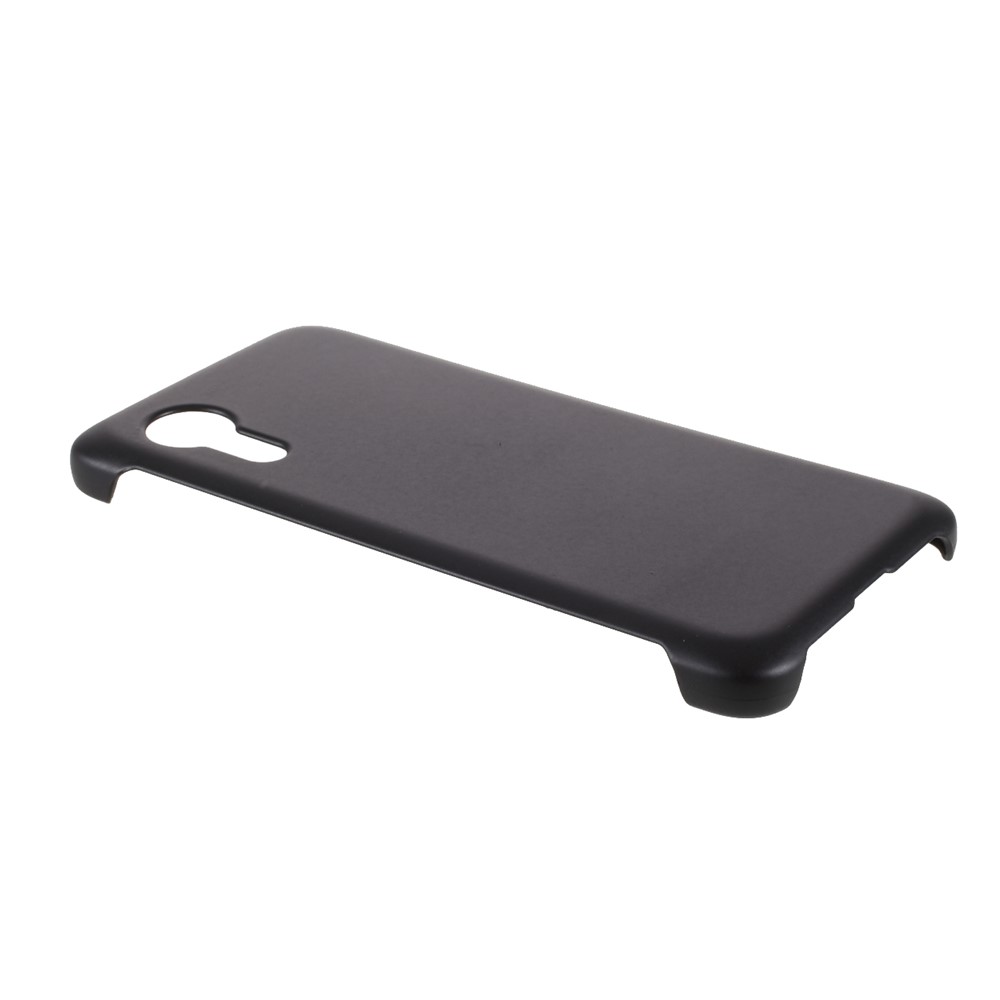 Rubberized Plastic Case for Samsung Galaxy Xcover 5 Hard Cell Phone Cover - Black-5