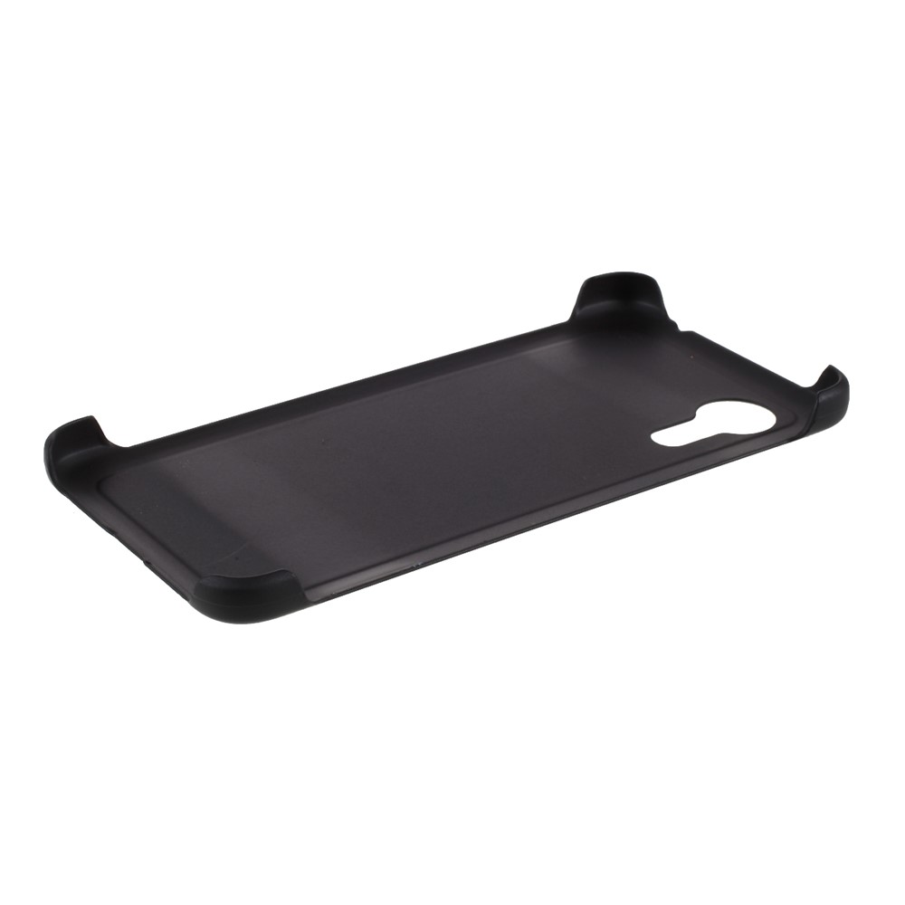 Rubberized Plastic Case for Samsung Galaxy Xcover 5 Hard Cell Phone Cover - Black-6