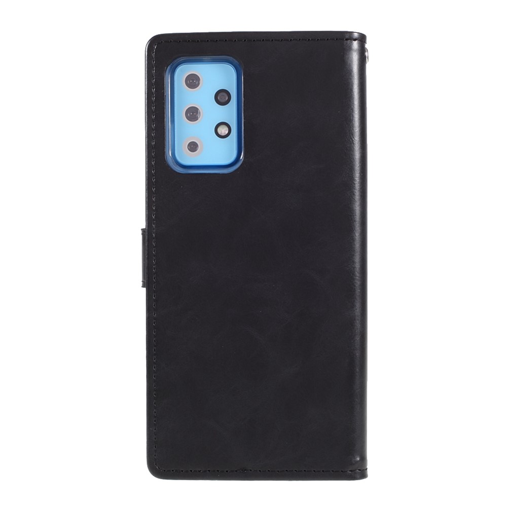 MERCURY GOOSPERY Blue Moon Wallet Leather Cover for Samsung Galaxy A72 5G / 4G - Black-2