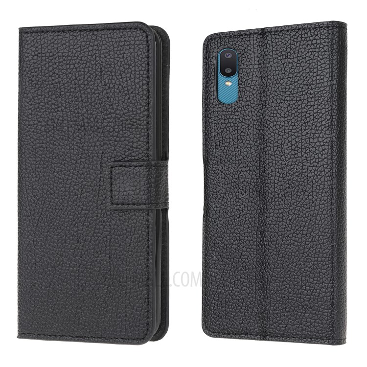 Magnetic Vintage Style Wallet Stand Phone Case Cover for Samsung Galaxy M02 / Galaxy A02 (EU Version)-1
