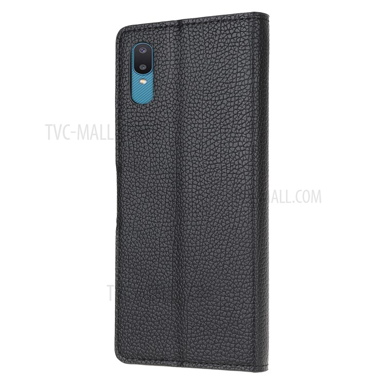 Magnetic Vintage Style Wallet Stand Phone Case Cover for Samsung Galaxy M02 / Galaxy A02 (EU Version)-2