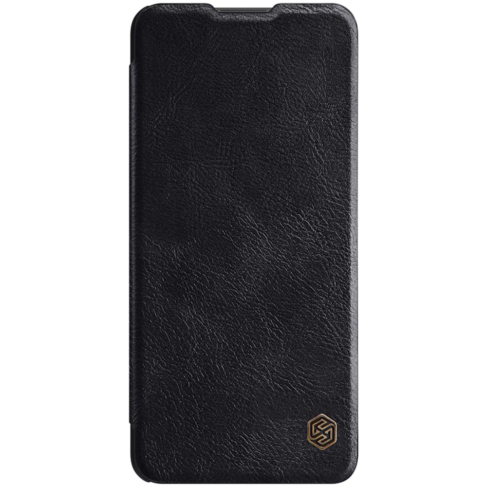 NILLKIN Qin Series Card Holder Design Mobile Phone Leather Case for Samsung Galaxy A32 4G - Black-7