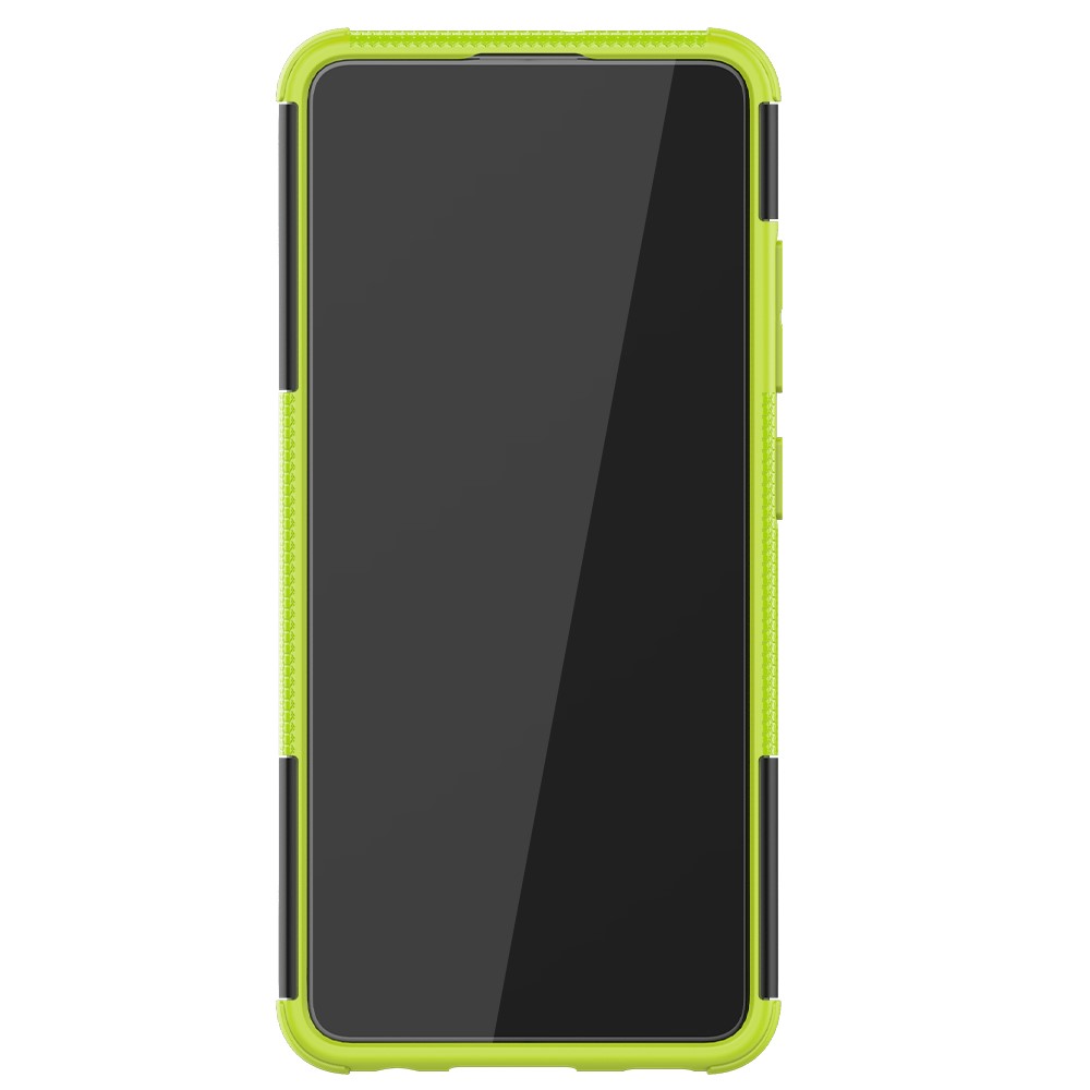 Cool Tyre Pattern PC + TPU Phone Case with Kickstand for Samsung Galaxy A32 4G (EU Version) - Green-3