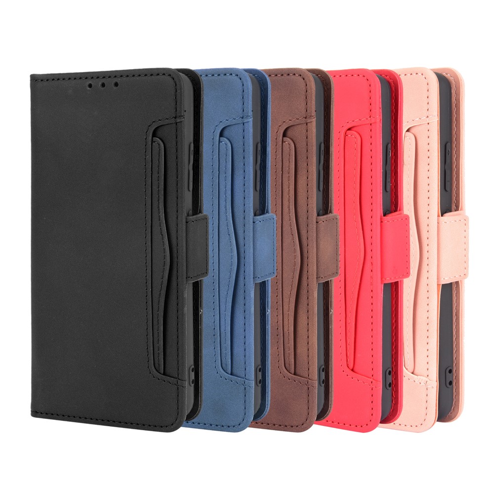 Leather Wallet Protective Case with Multiple Card Slots for Samsung Galaxy A32 4G (US Version) - Black-11