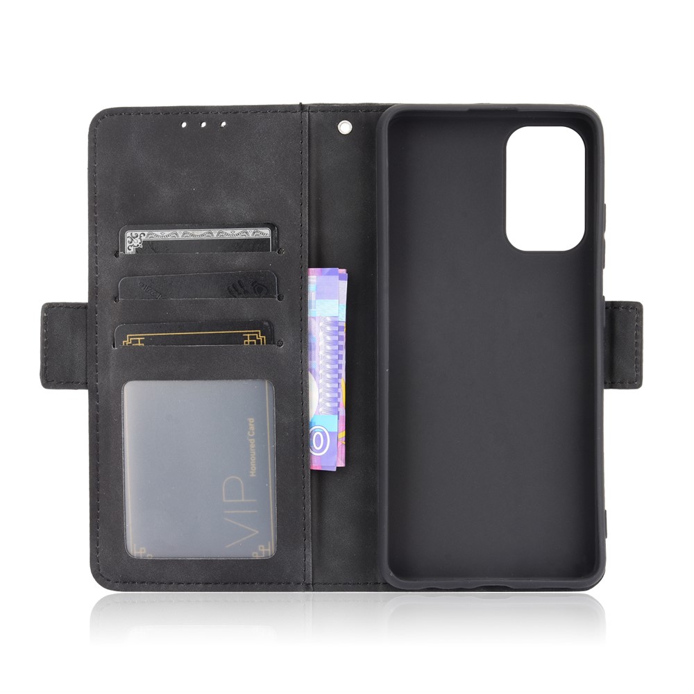 Leather Wallet Protective Case with Multiple Card Slots for Samsung Galaxy A32 4G (US Version) - Black-5