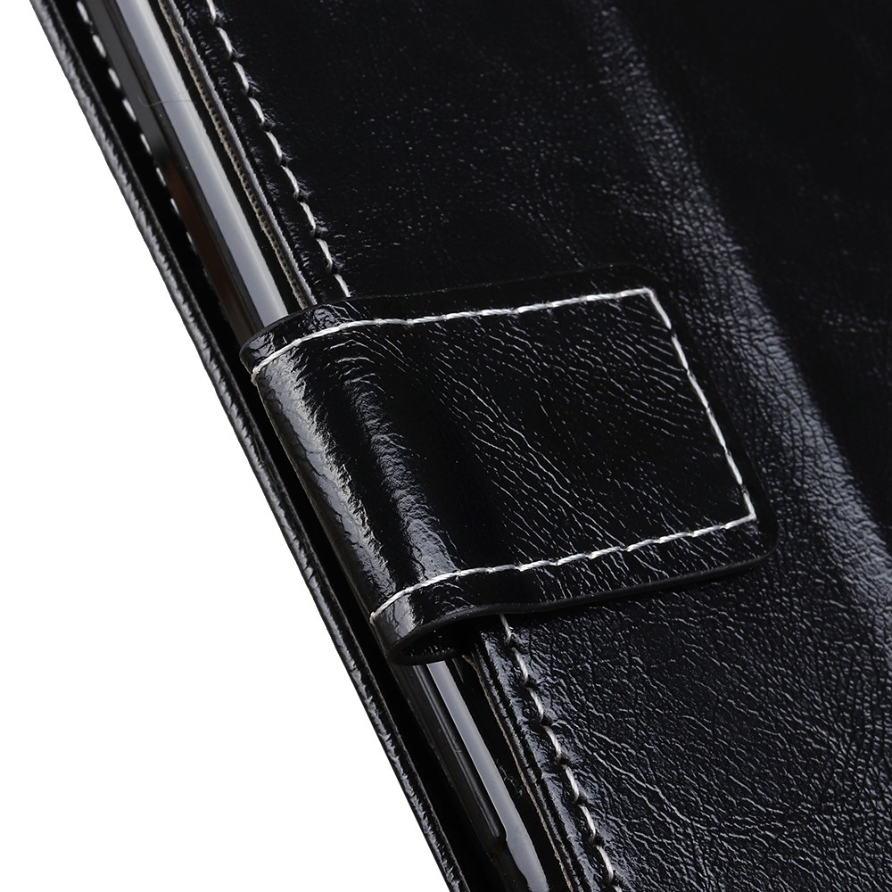 Vintage Crazy Horse Texture Wallet Stand Leather Phone Case for Samsung Galaxy Xcover 5/Xcover 5s - Black-5