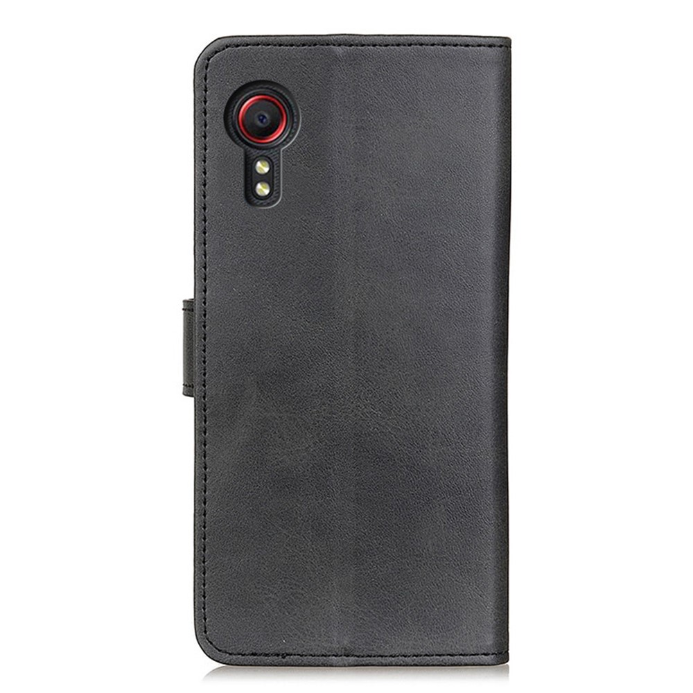 PU Leather Stand Wallet Mobile Phone Cover for Samsung Galaxy Xcover 5 - Black-3