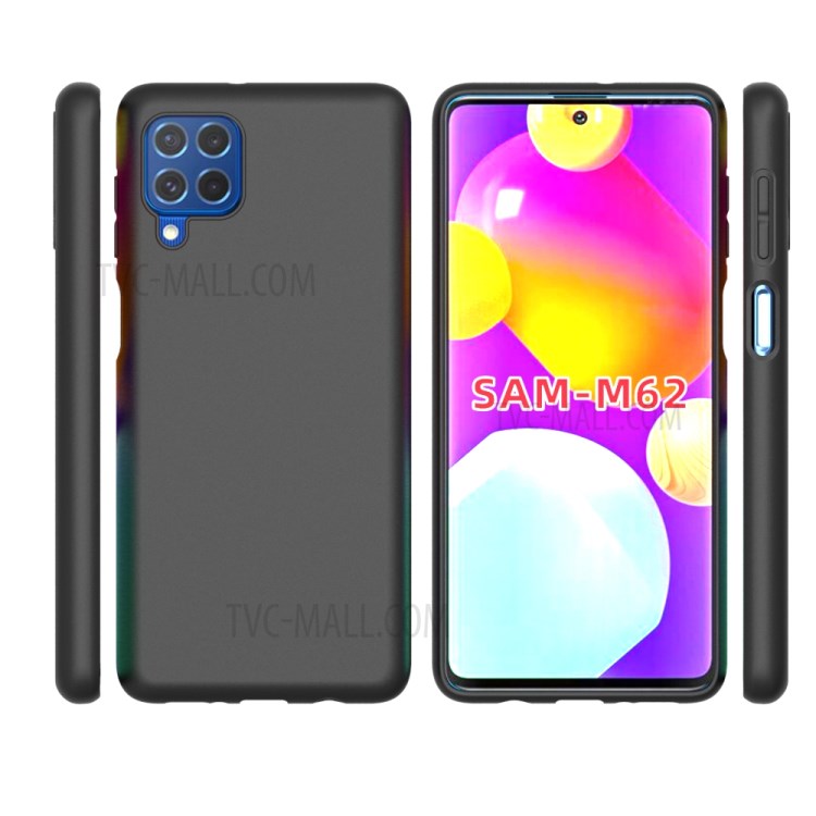 10Pcs/Pack Dual-sided Matte TPU Phone Case for Samsung Galaxy M62/F62-9