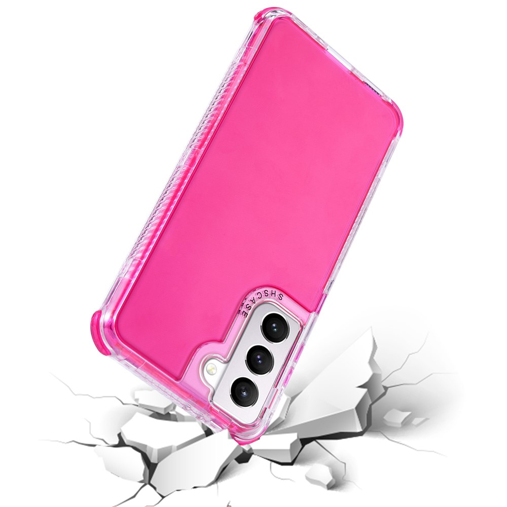 PC+TPU Hybrid Protective Phone Case Cover Shell for Samsung Galaxy S21 5G - Blue-4