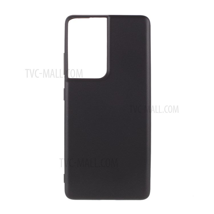 Couverture De Téléphone TPU De Surface De La Qualité De La Qualité De La Qualité X Pour Samsung Galaxy S21 Ultra 5G - Noir-1