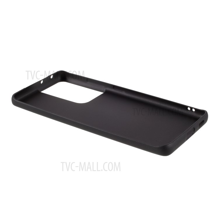 Couverture De Téléphone TPU De Surface De La Qualité De La Qualité De La Qualité X Pour Samsung Galaxy S21 Ultra 5G - Noir-5