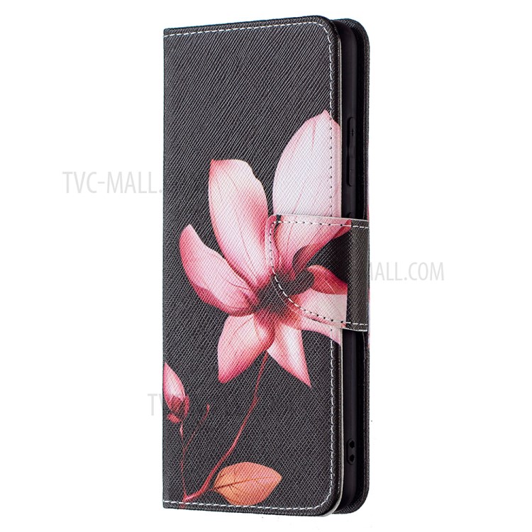 Pattern Printing Leather Wallet Case for Samsung Galaxy A32 4G (EU Version) - Vivid Flower-4