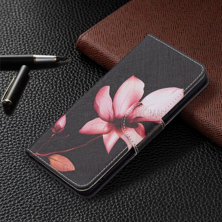 Pattern Printing Leather Wallet Case for Samsung Galaxy A32 4G (EU Version) - Vivid Flower-7