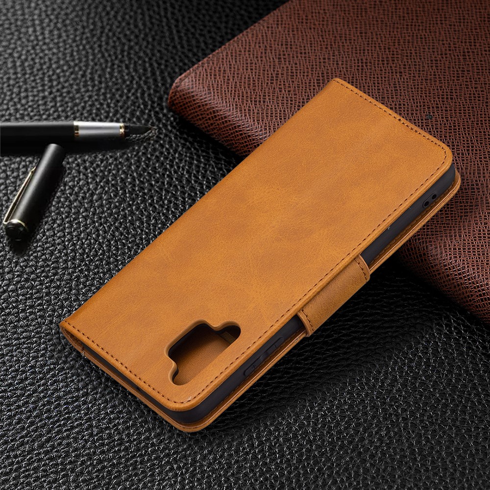 Wallet Leather Stand Case for Samsung Galaxy A32 4G (EU Version) - Brown-8