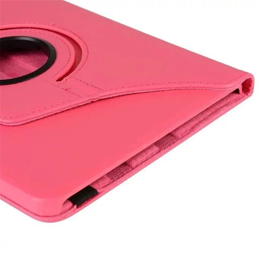 Litchi Texture Rotary Stand Leather Shell for Samsung Galaxy Tab A 10.1 (2016) T580 T585 - Rose-5